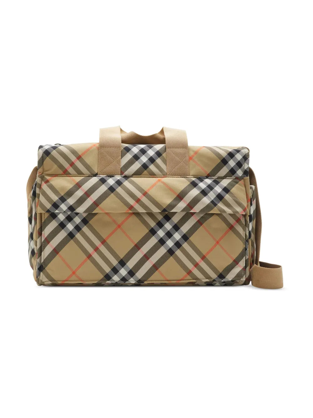 Burberry Kids Checked Diaper Bag