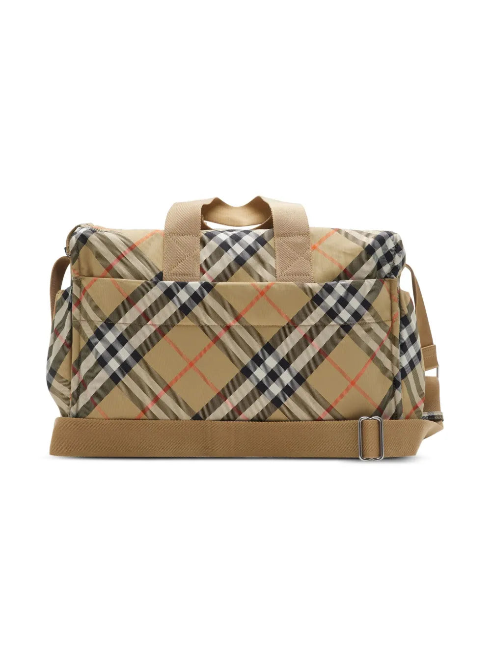 Burberry Kids Checked Diaper Bag