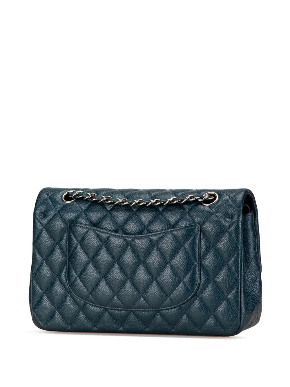 Chanel Pre Owned 2014 2015 Medium Classic Caviar Double Flap Shoulder Bag