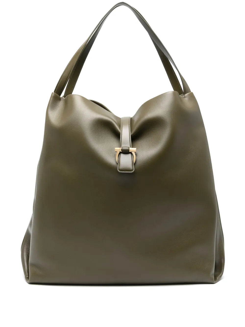 Ferragamo Leather Shoulder Bag