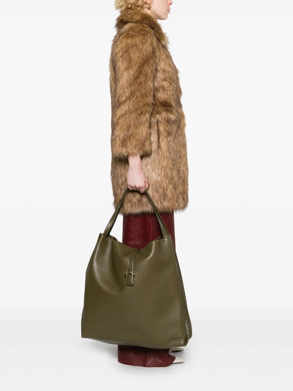 Ferragamo Leather Shoulder Bag