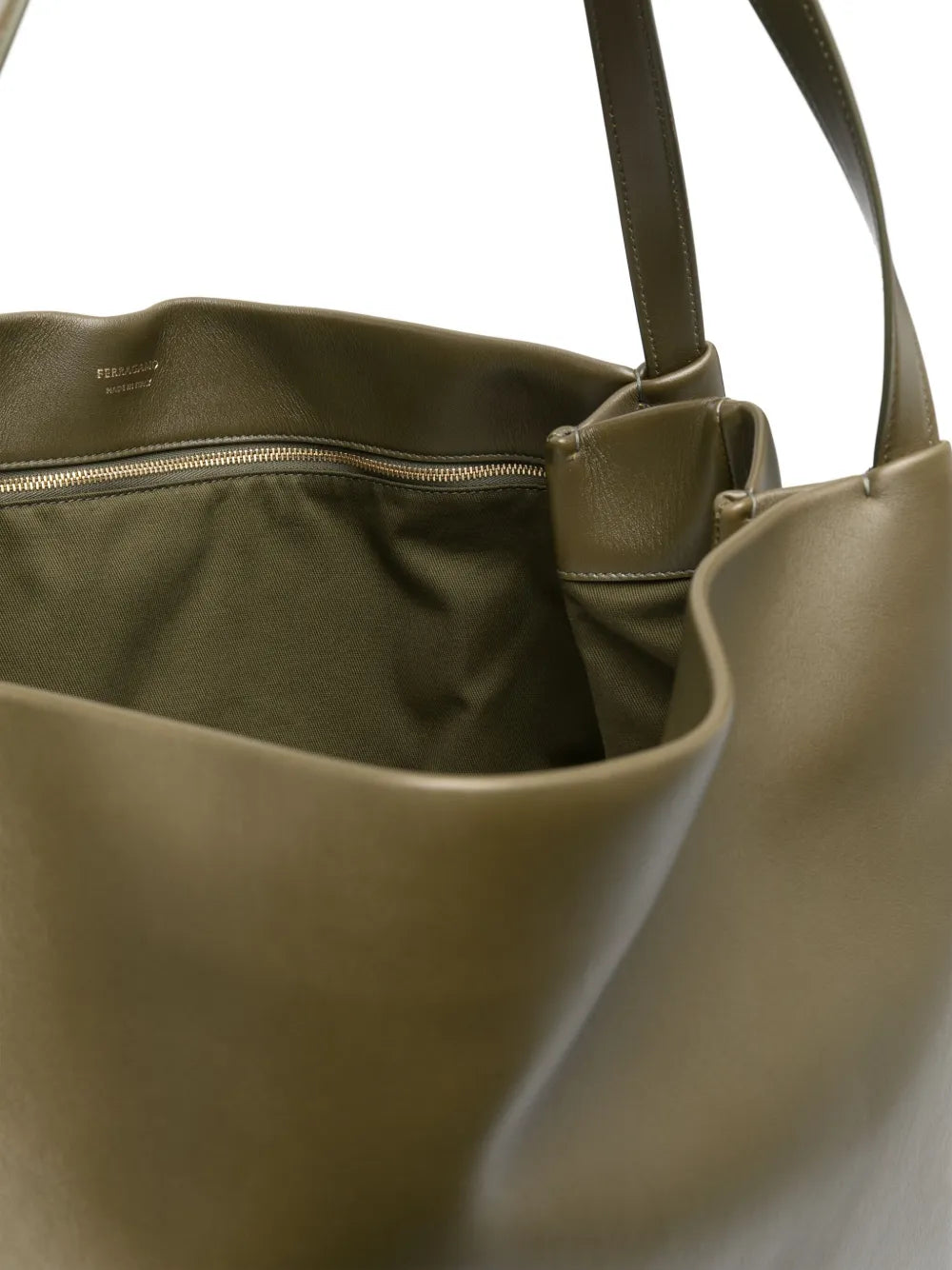 Ferragamo Leather Shoulder Bag