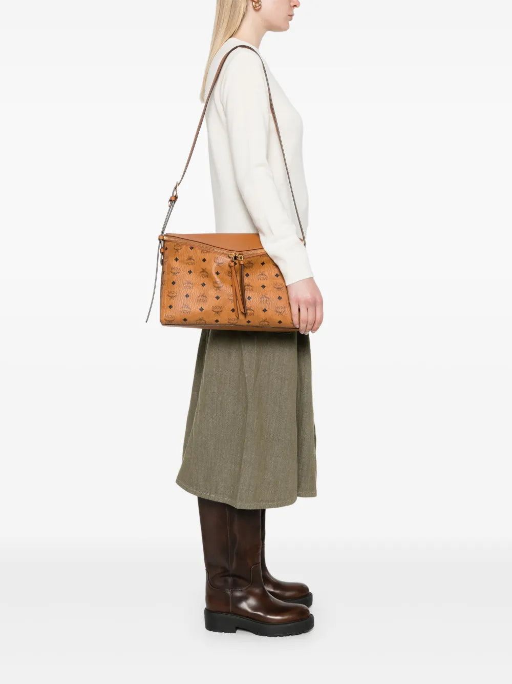 Mcm Diamant Shoulder Bag