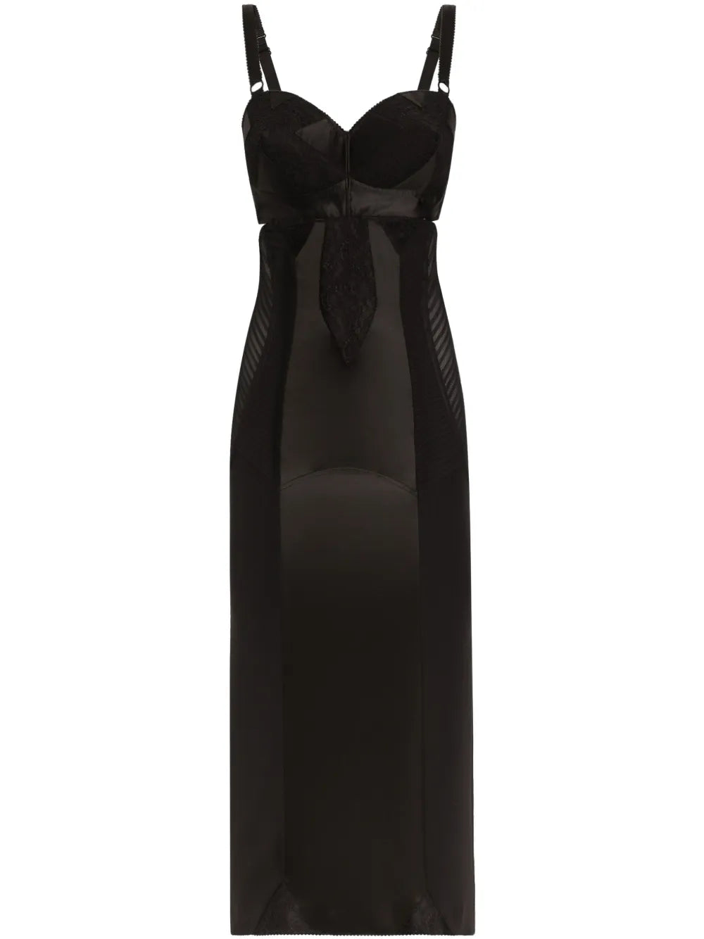 Dolce Gabbana Bustier Midi Dress