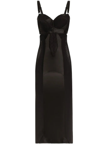 Dolce Gabbana Bustier Midi Dress
