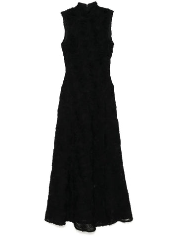Rotate Birger Christensen Flower Mesh Maxi Dress