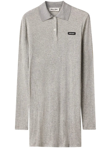 Miu Miu Ribbed Knit Mini Dress