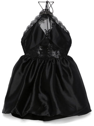 Self Portrait Lace Detailed Mini Dress