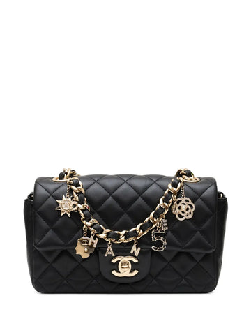 Chanel Pre Owned Mini Coco Charms Rectangular Flap Shoulder Bag