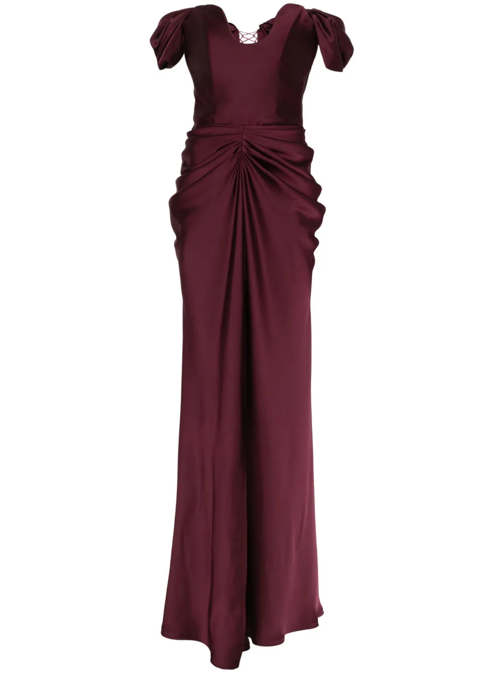 Ana Radu Drape Detail Maxi Dress
