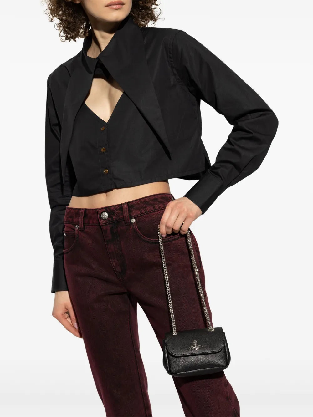 Vivienne Westwood Orb Plaque Shoulder Bag