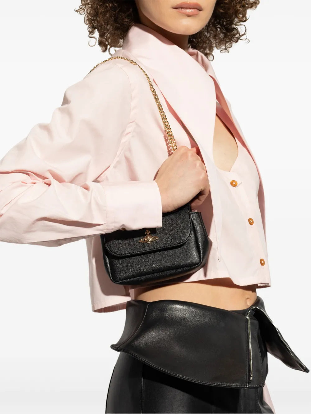 Vivienne Westwood Orb Plaque Shoulder Bag