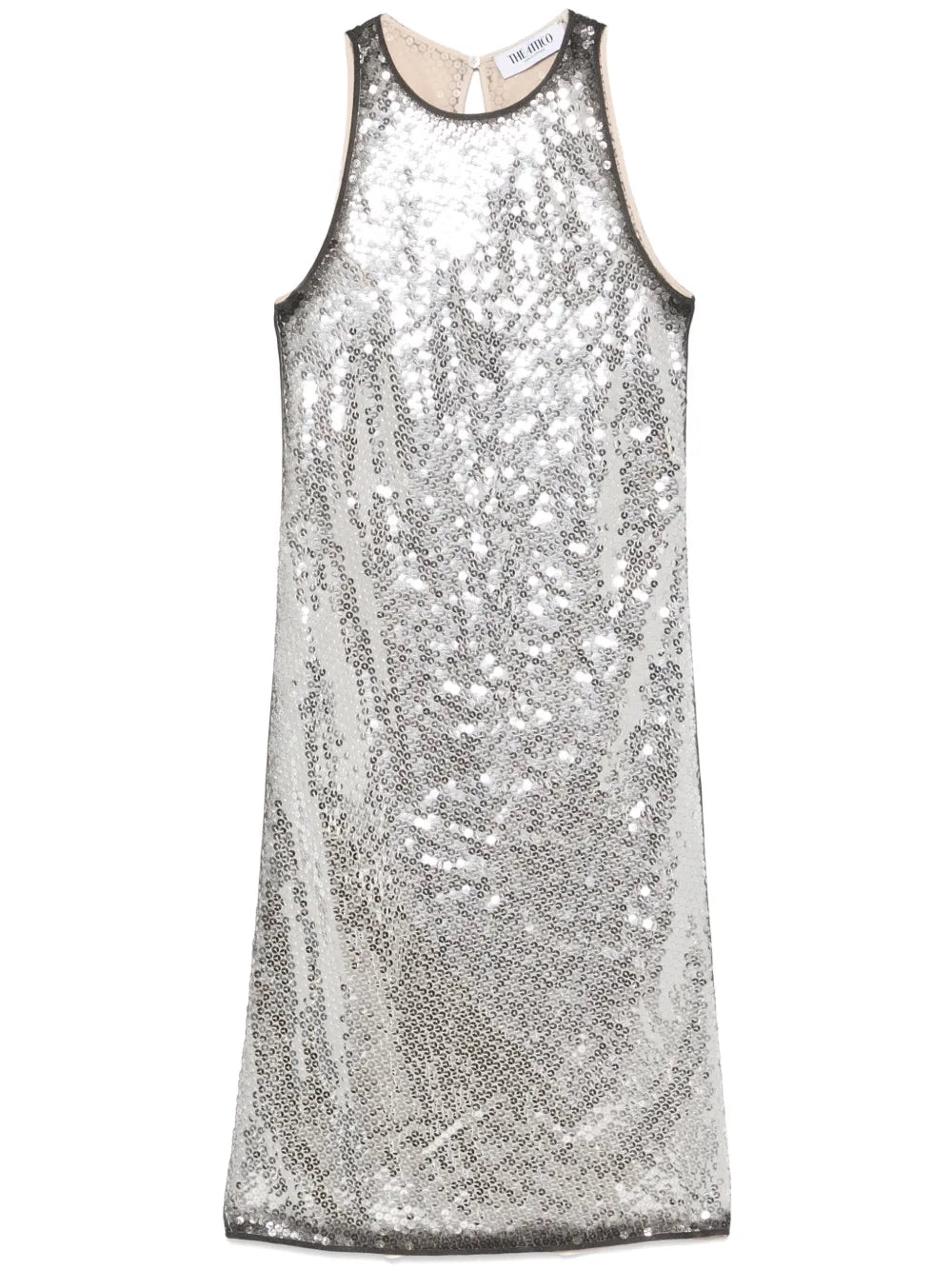 The Attico Sequin Embellished Mini Dress