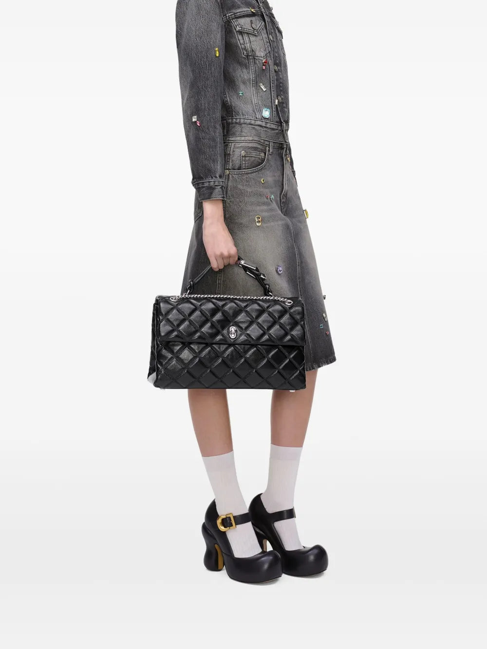 Marc Jacobs The Xl Quilted Dual Shoulder Bag