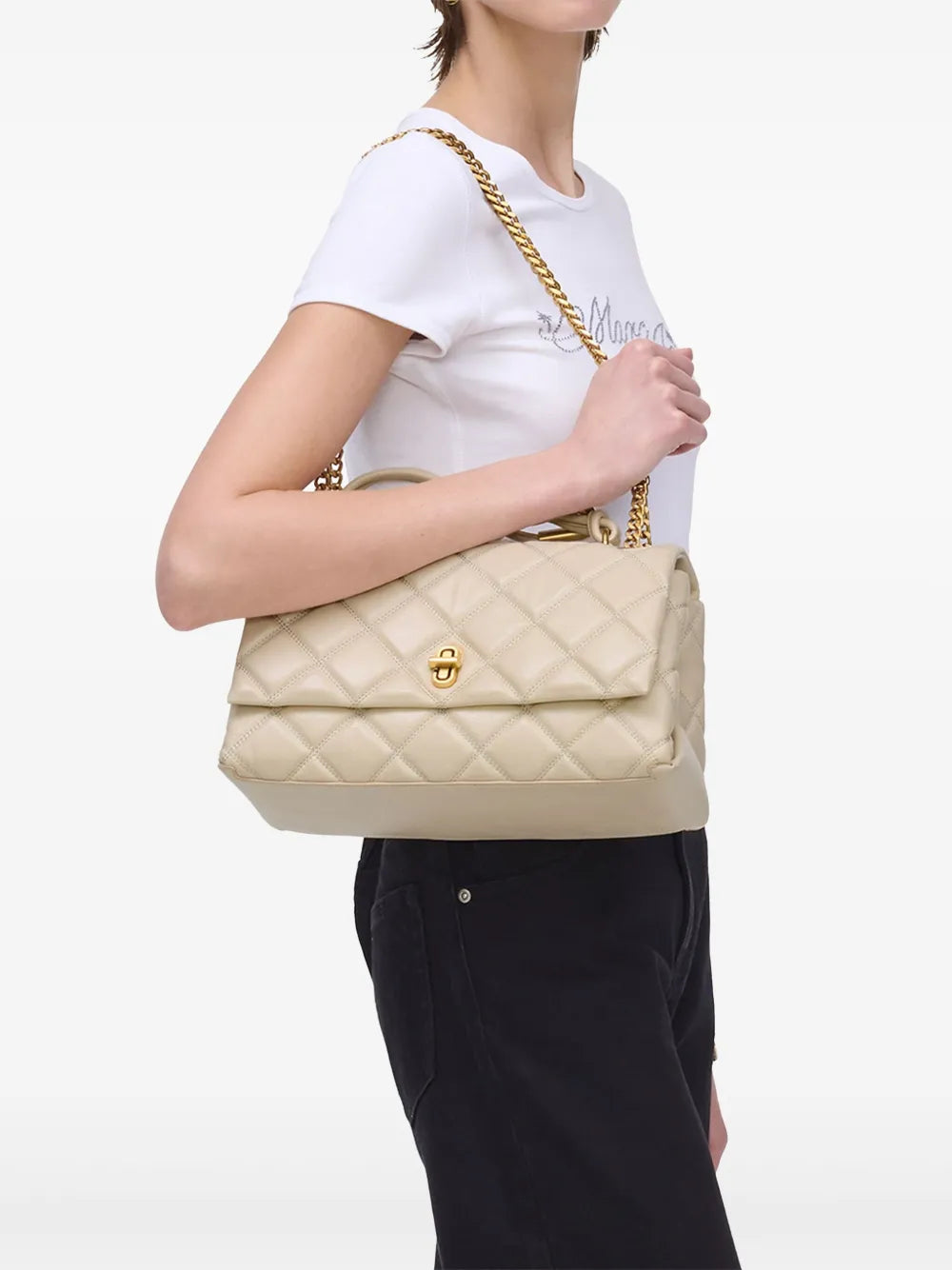 Marc Jacobs The Quilted Dual Convertible Shoulder Bag