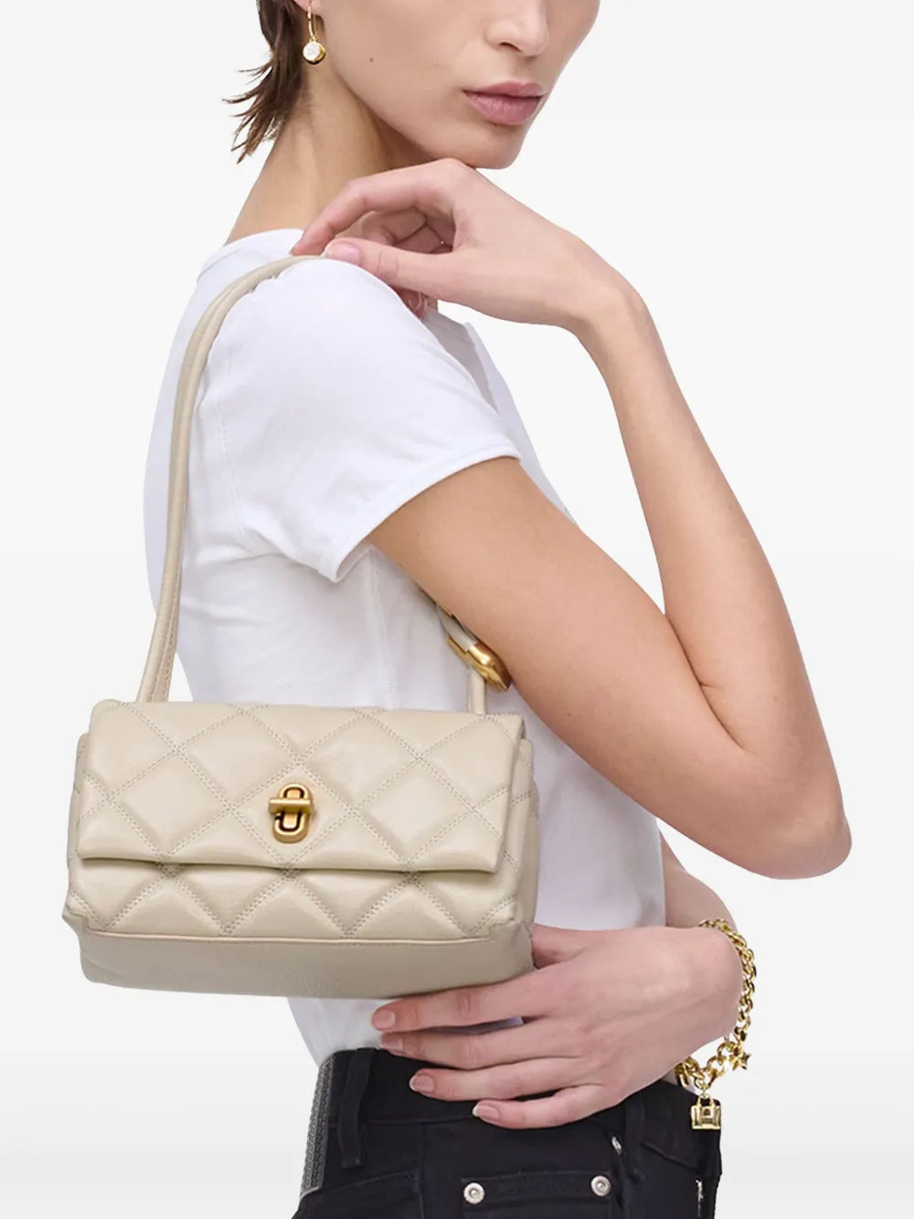 Marc Jacobs The Mini Quilted Dual Shoulder Bag
