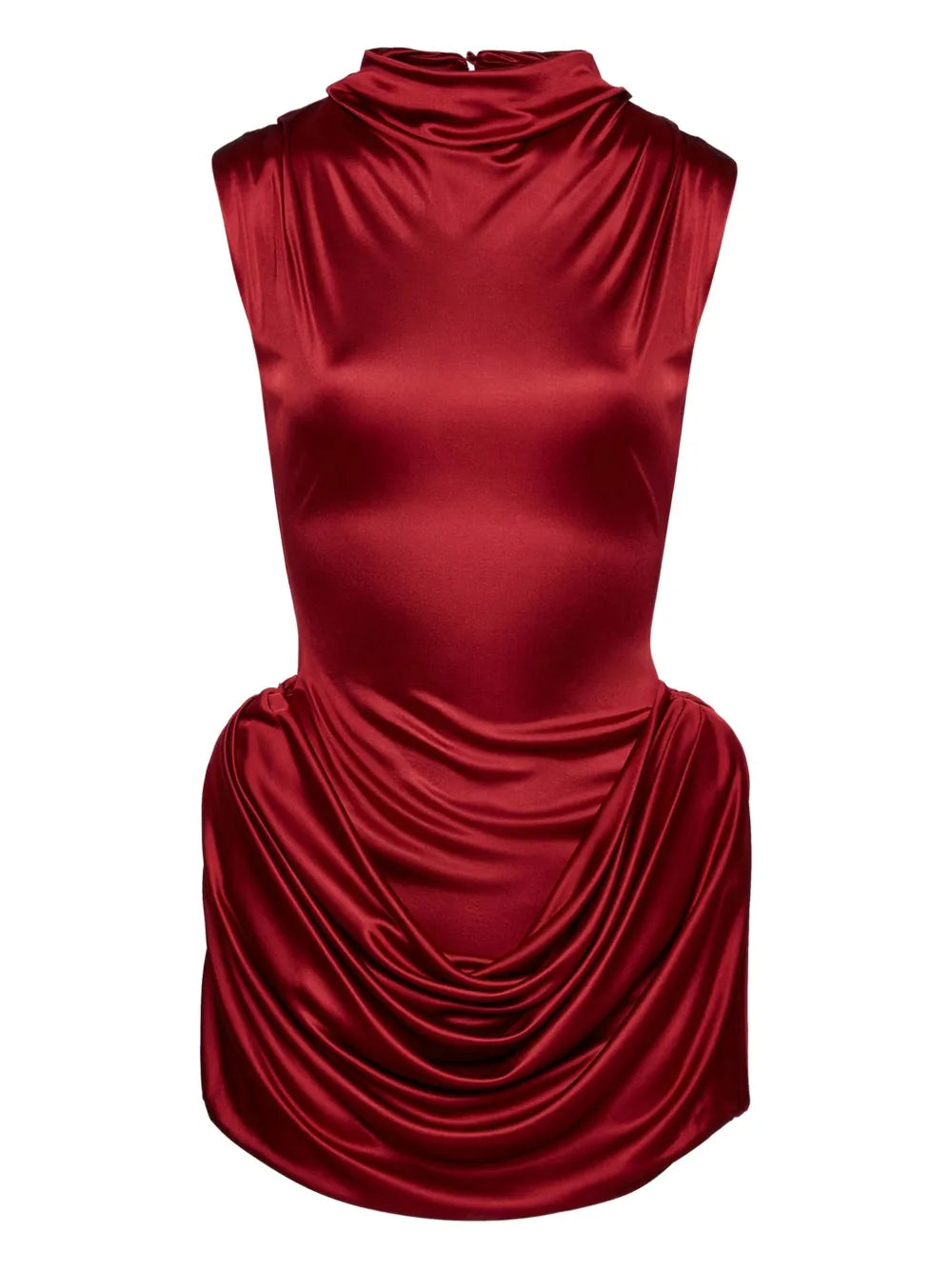 Magda Butrym Draped Cowl Neck Dress
