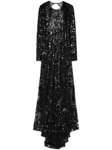 Victoria Beckham Sequined Tulle Gown