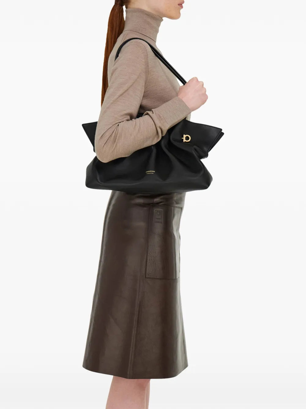Ferragamo Medium Soft Shoulder Bag