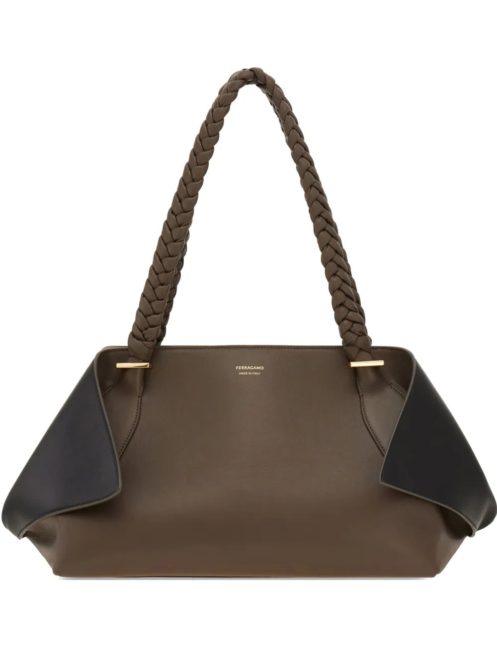 Ferragamo L Leather Shoulder Bag