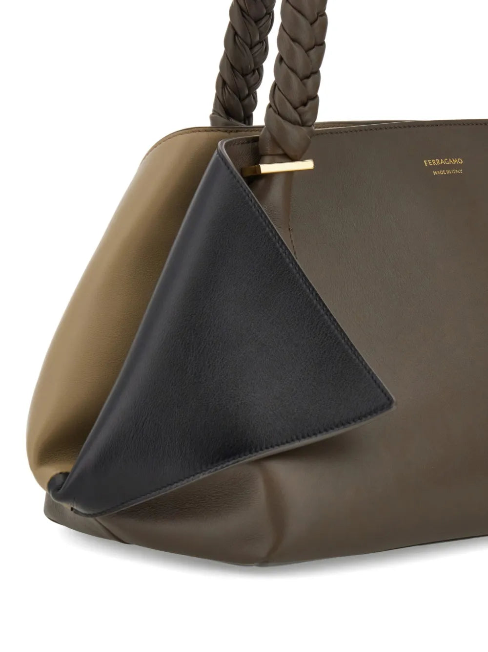Ferragamo L Leather Shoulder Bag
