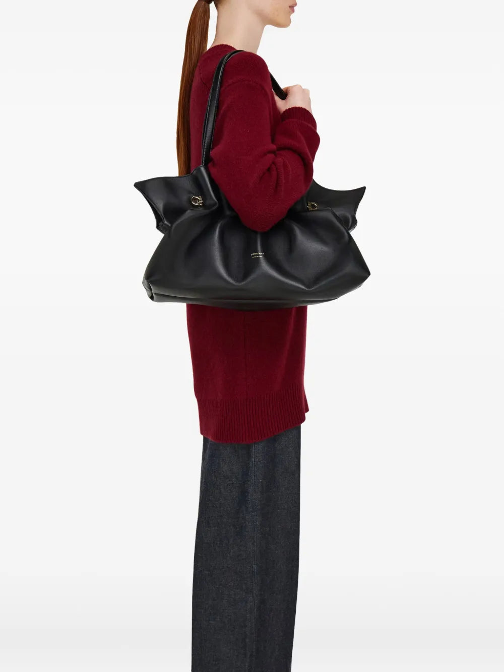 Ferragamo Large Soft Shoulder Bag