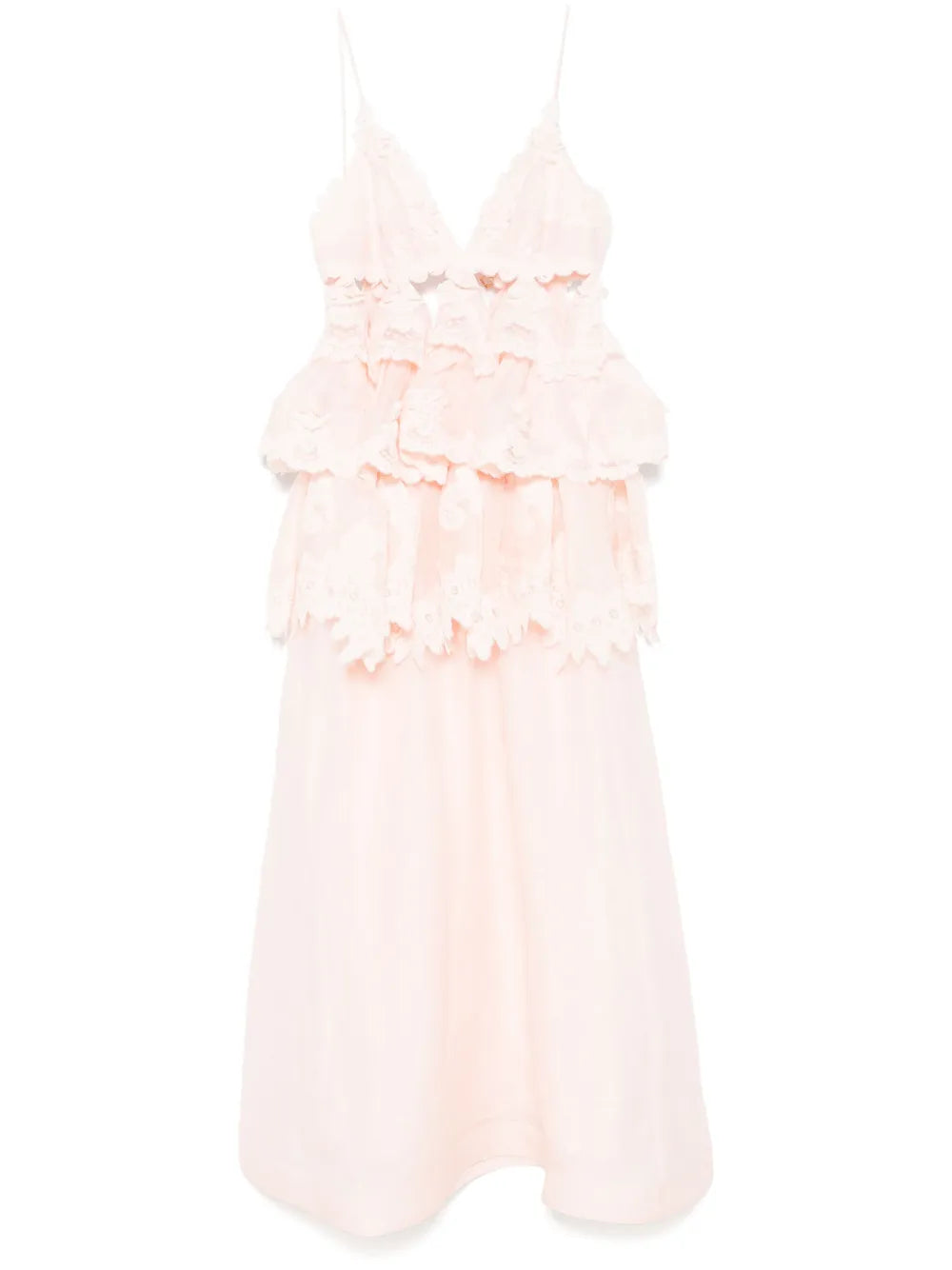 Zimmermann Tiered Lace Maxi Dress