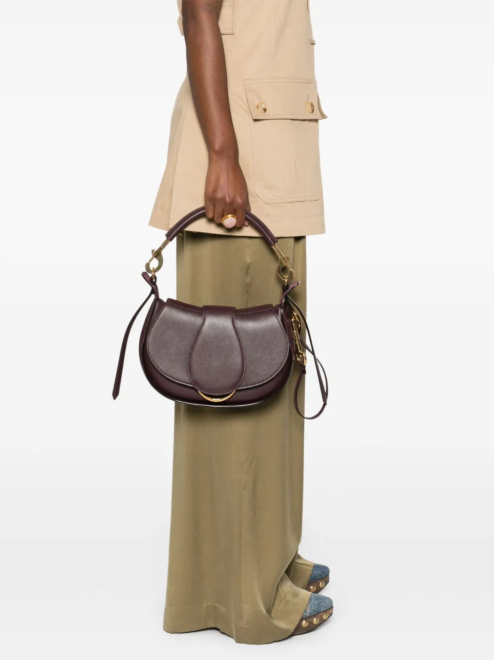 Chloe Leather Shoulder Bag