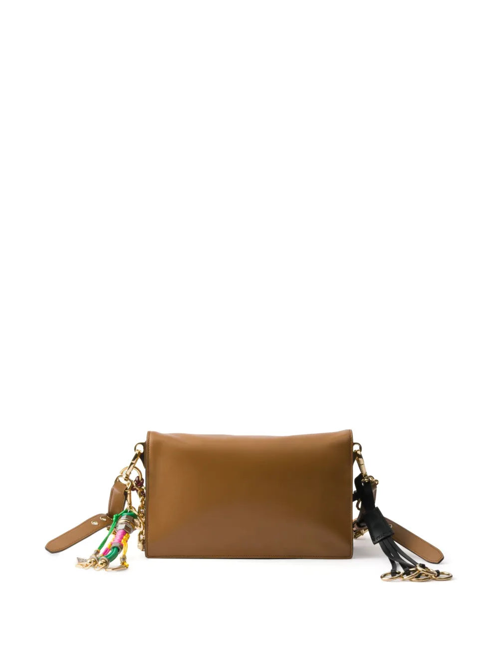 Prada Small Soft Sound Leather Shoulder Bag