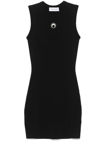Marine Serre Crescent Moon Detail Mini Dress