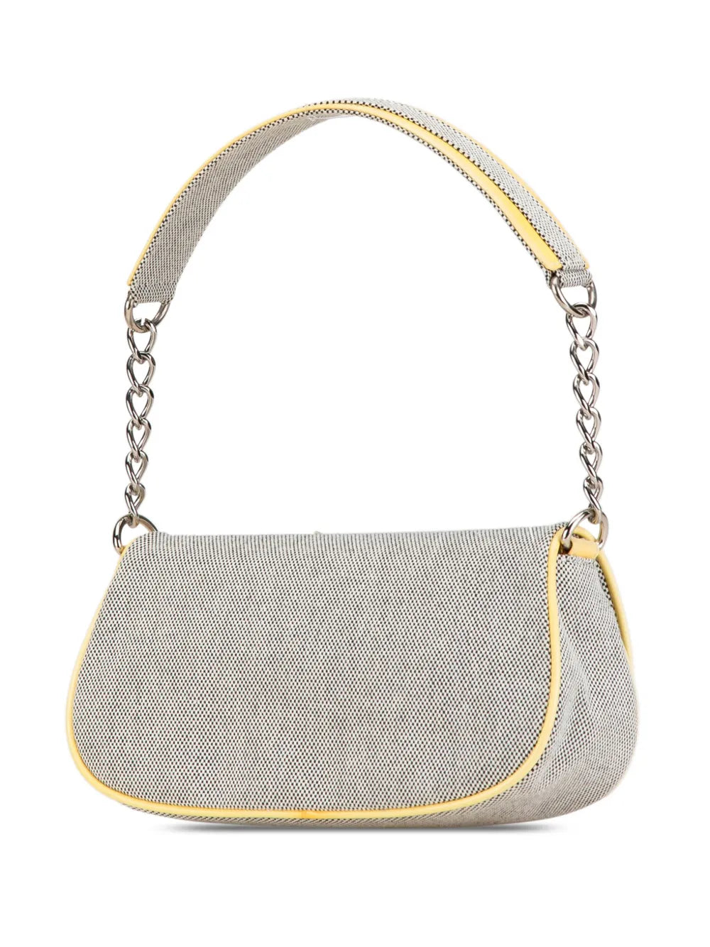 Chanel Pre Owned 2005 2006 Canvas Camellia Cc No 5 Shoulder Bag