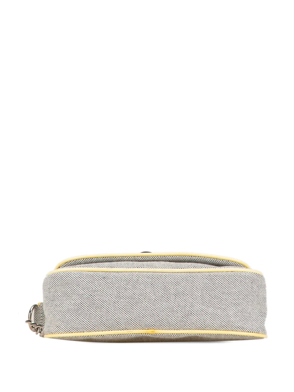 Chanel Pre Owned 2005 2006 Canvas Camellia Cc No 5 Shoulder Bag