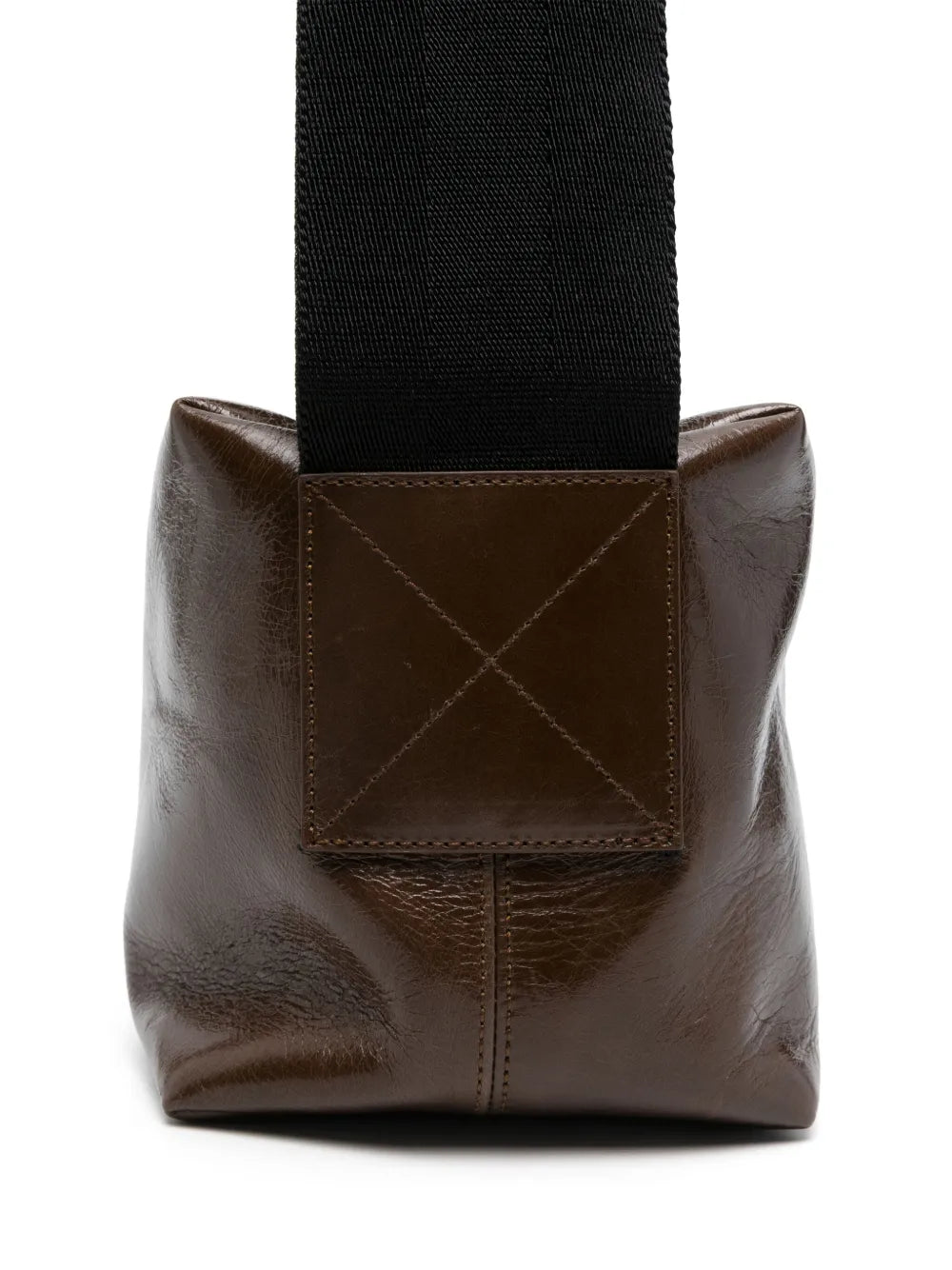 Uma Wang Medium Leather Shoulder Bag