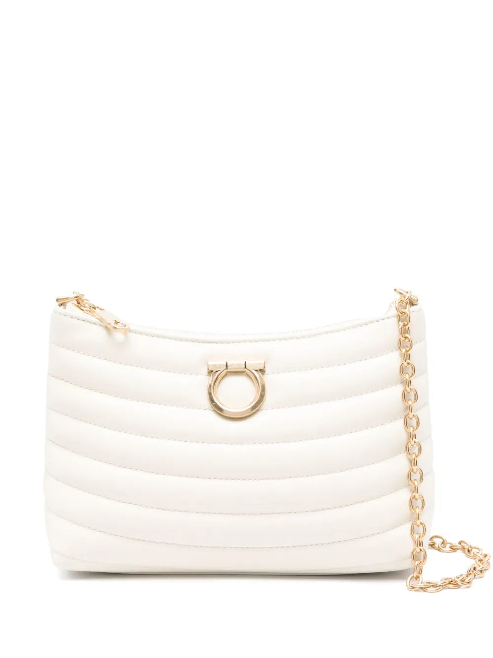 Ferragamo Gancini Plaque Shoulder Bag