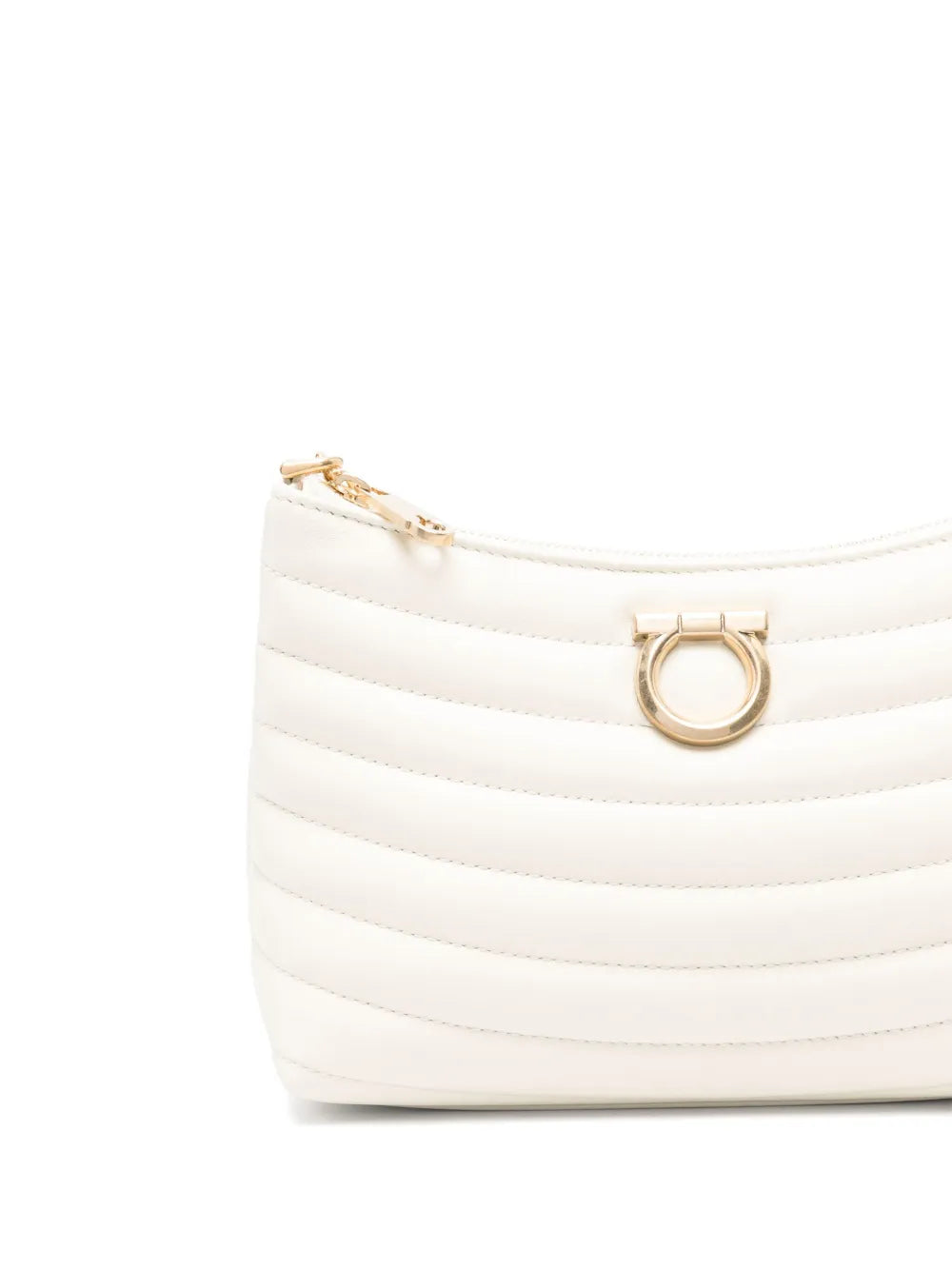 Ferragamo Gancini Plaque Shoulder Bag