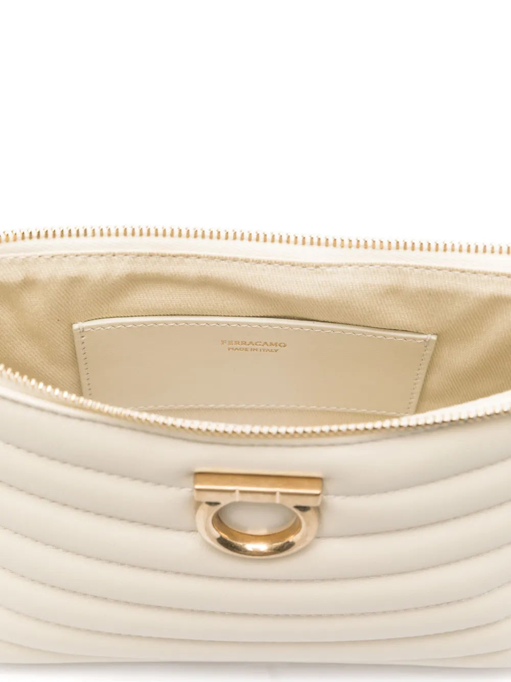Ferragamo Gancini Plaque Shoulder Bag