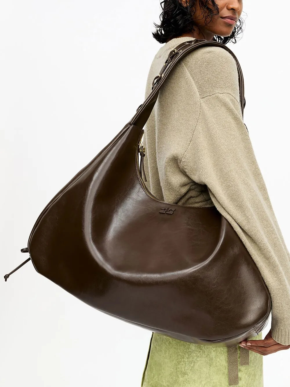 Ganni Large Hobo Bag