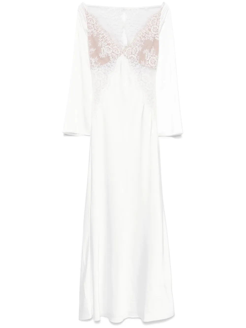 Self Portrait Lace Satin Gown