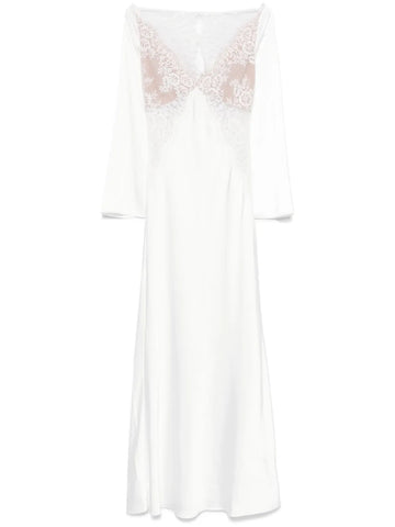 Self Portrait Lace Satin Gown
