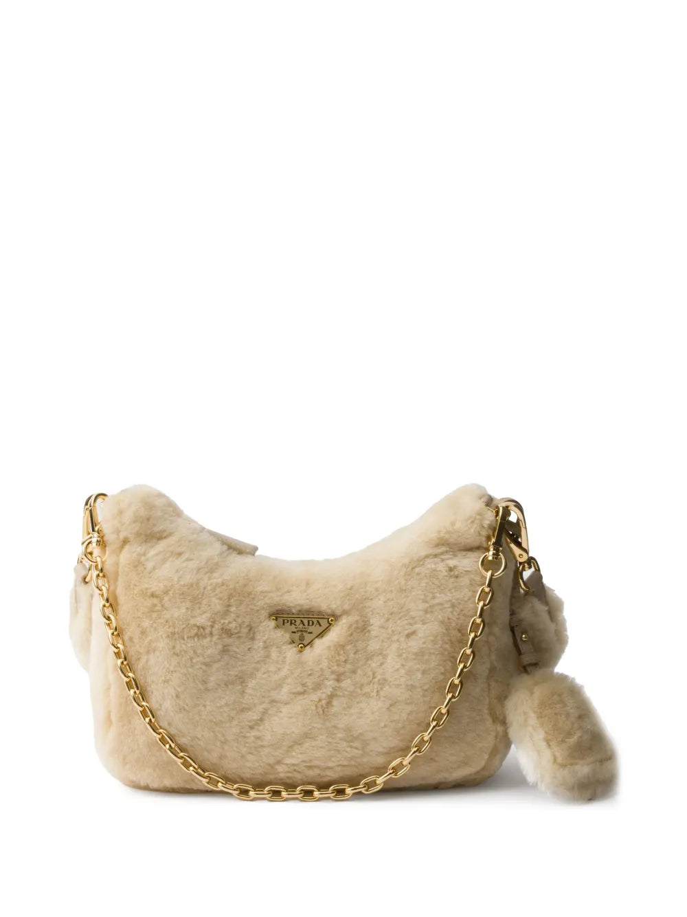 Prada Re Edition Shearling Mini Bag