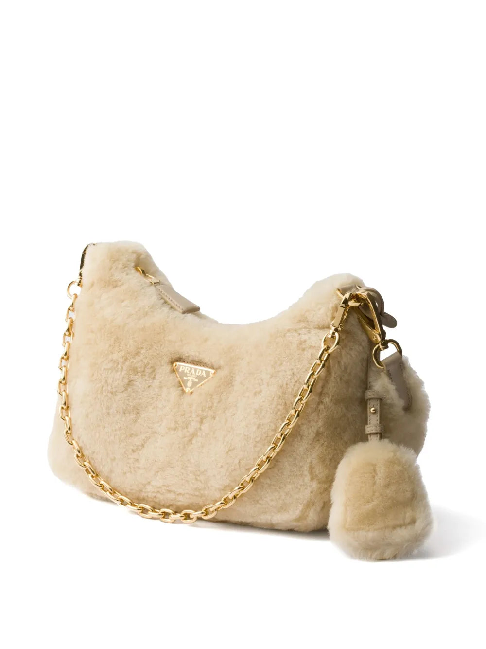 Prada Re Edition Shearling Mini Bag