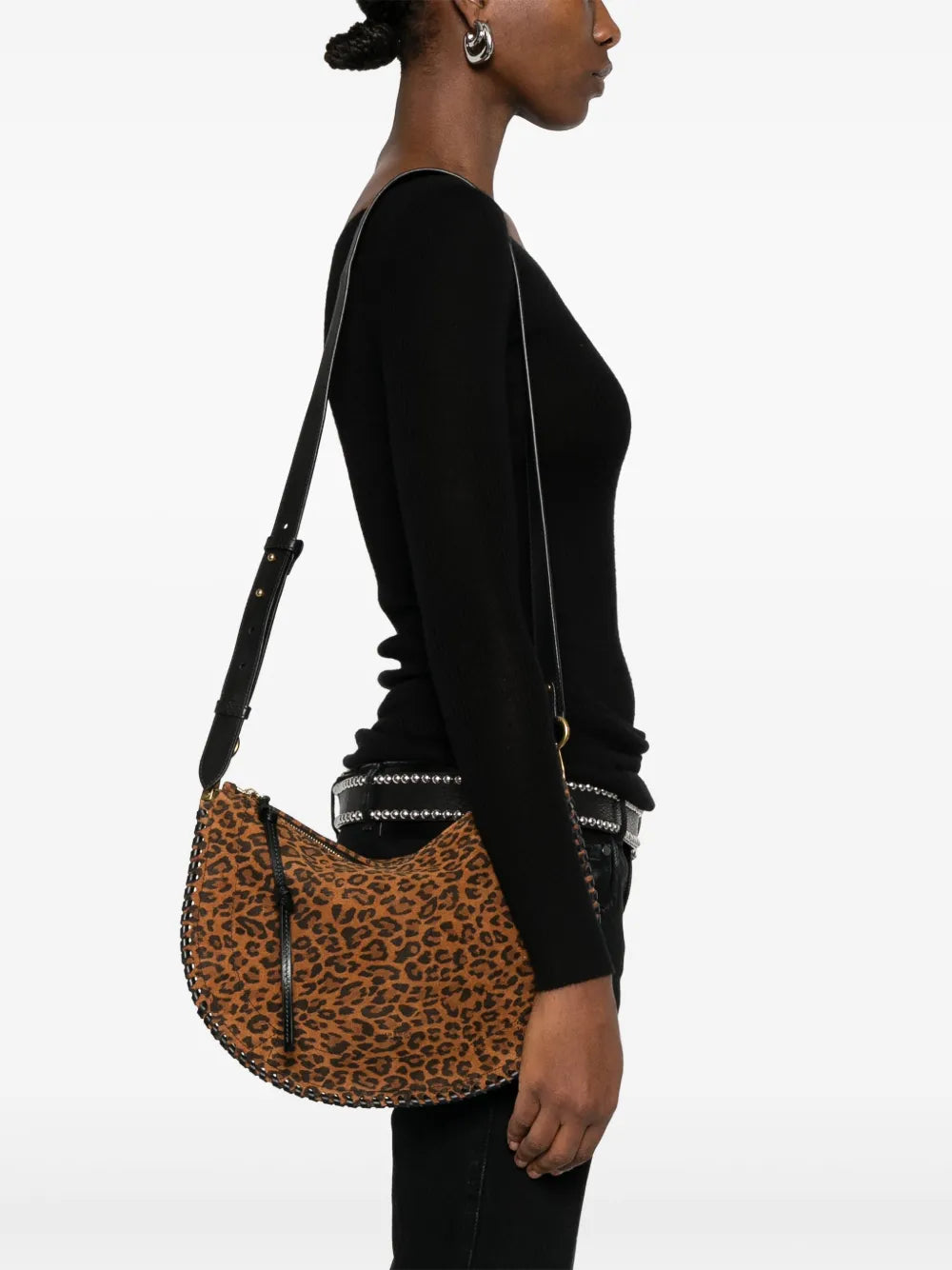 Isabel Marant Oskan Soft Zip Shoulder Bag