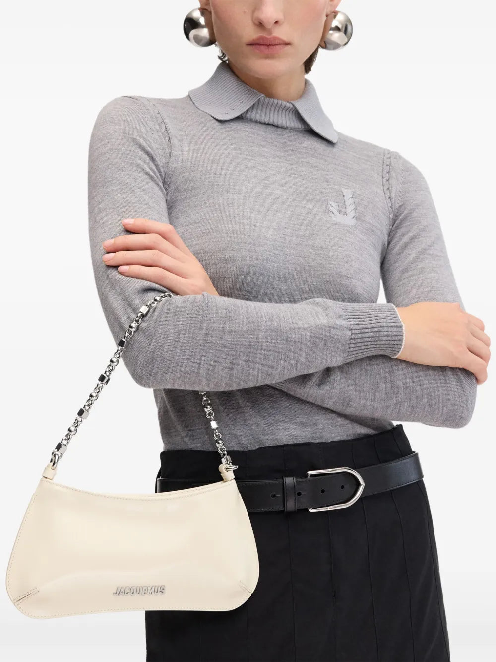 Jacquemus Le Petit Bisou Chaine Shoulder Bag