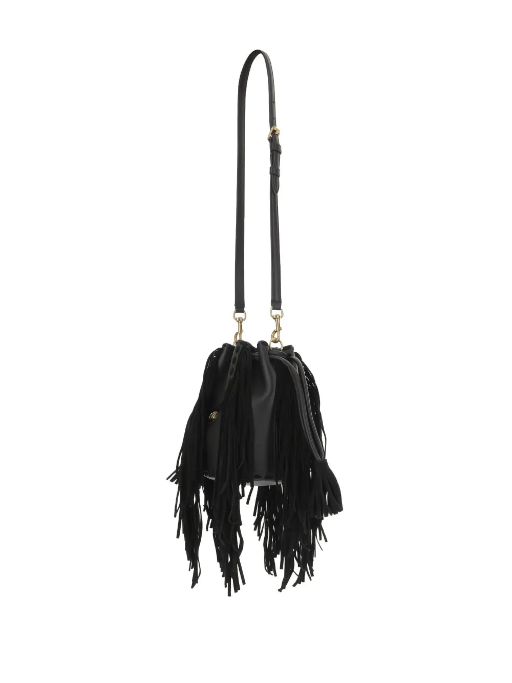 Valentino Garavani Fringed Leather Shoulder Bag