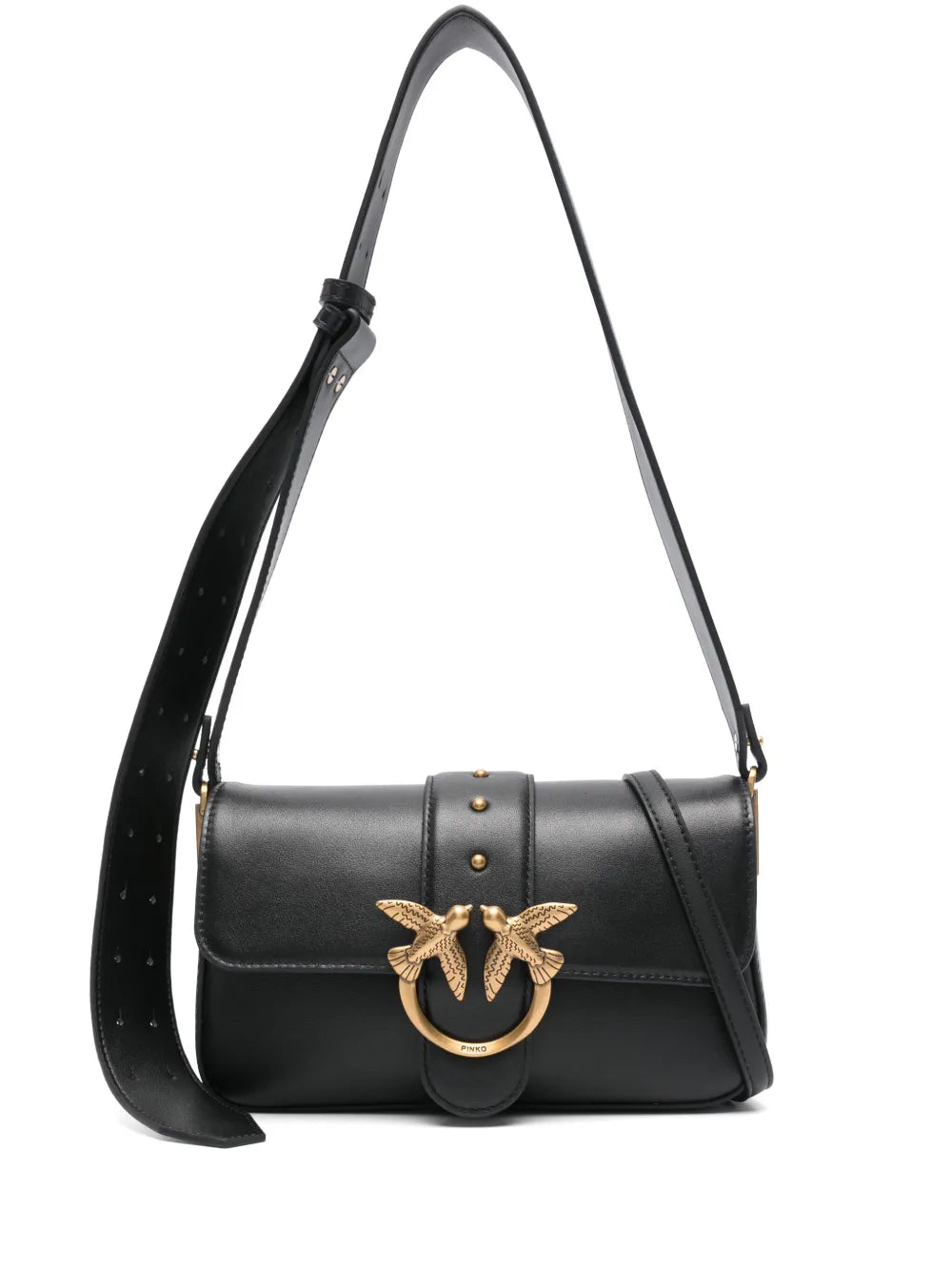 Pinko Mini Love One Slouchy Shoulder Bag