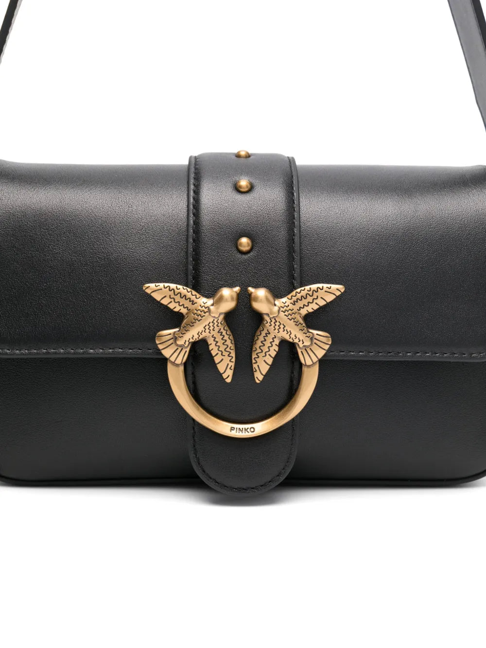 Pinko Mini Love One Slouchy Shoulder Bag
