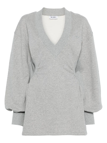 The Attico V Neck Long Sleeves Mini Dress