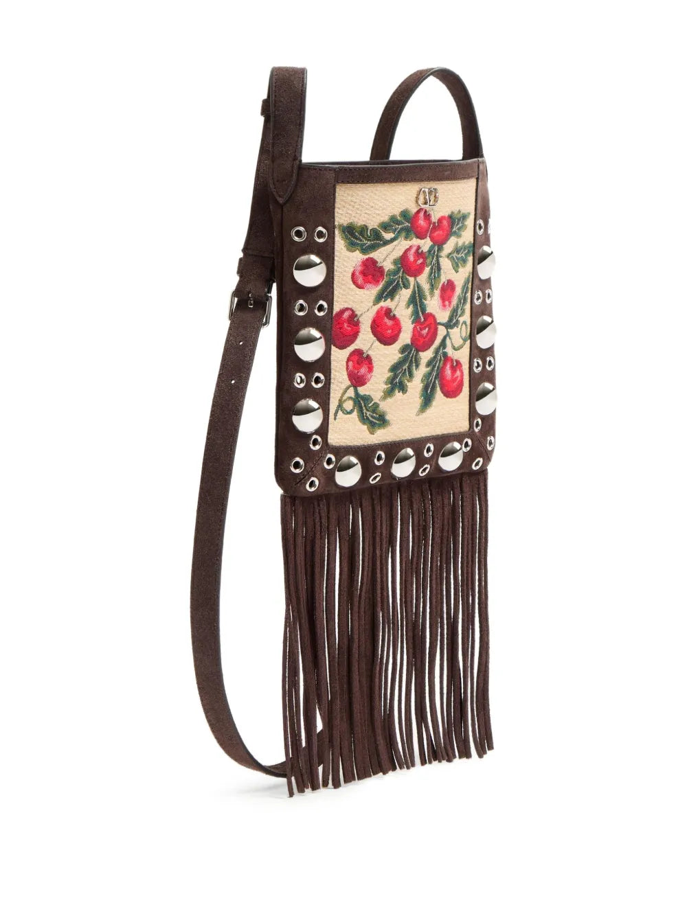 Valentino Garavani Small Nellcote Cherryfic Motif Shoulder Bag