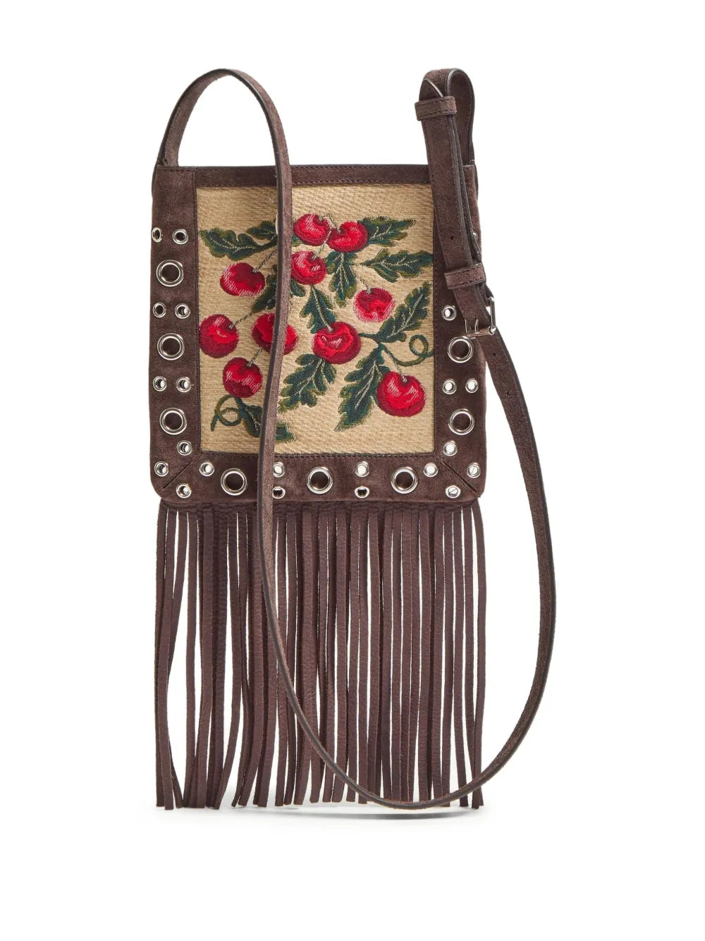 Valentino Garavani Small Nellcote Cherryfic Motif Shoulder Bag