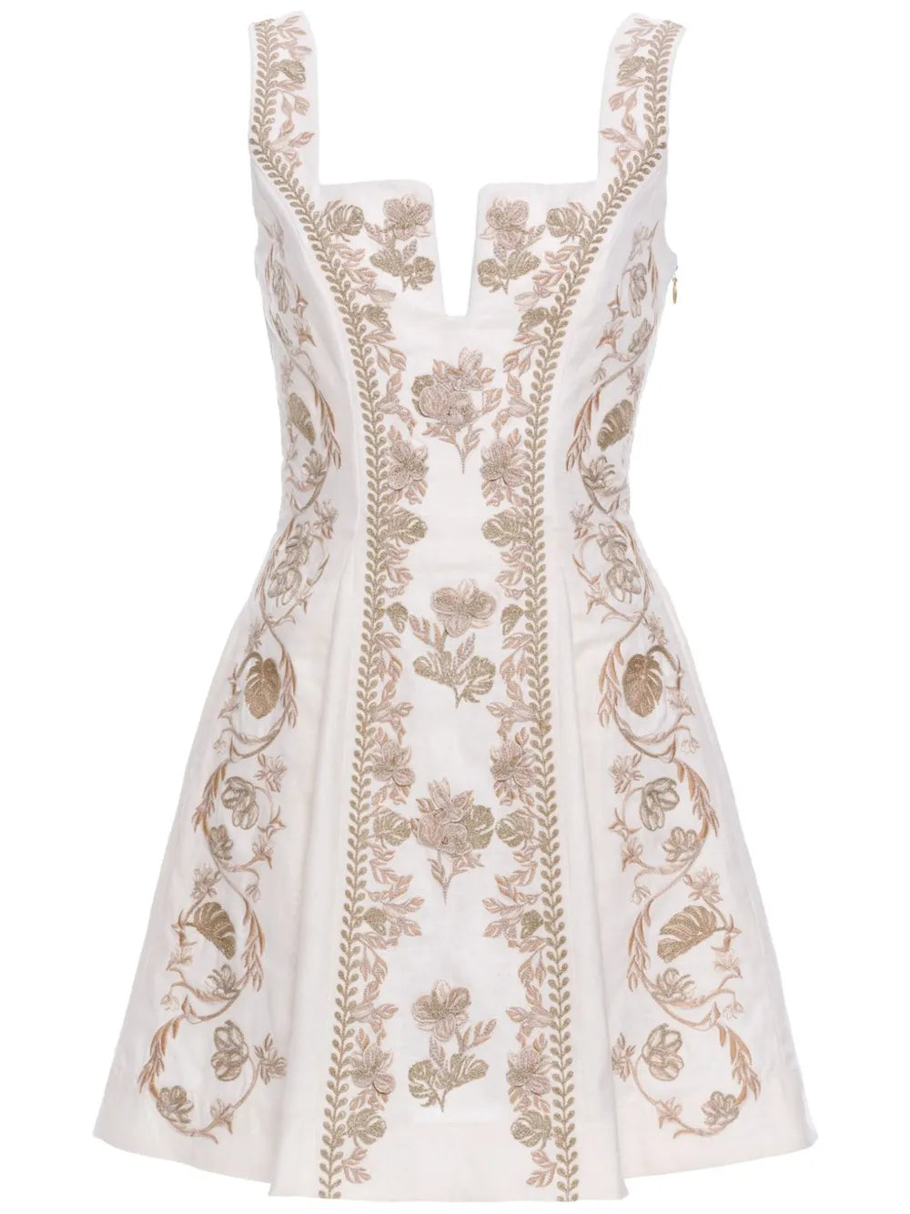 Agua By Agua Bendita All Over Embroidered Dress
